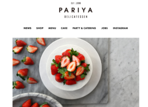 PARIYAは創業以来、行列の絶えない デイリーなデリカテッセンPARIYA。 「生活に溶け込んだデリカテッセンでありたい」 というコンセプト。 白米・玄米と、旬の素材を活かしたデリを提供している。